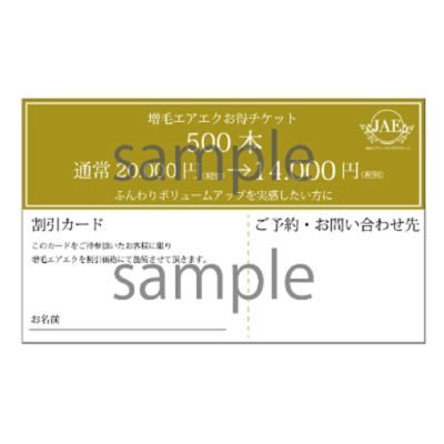 【エアエク】初回エアエクお得チケットPDFデータ