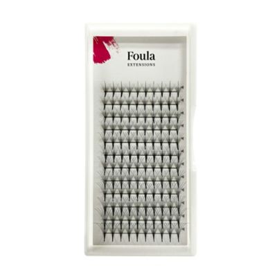 【Foula】7D Pre made Wispy Lash 9-15mm サイズMix