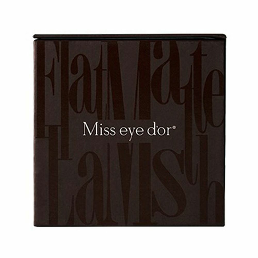 【Miss eye d'or】フラットマットラッシュダークモカ