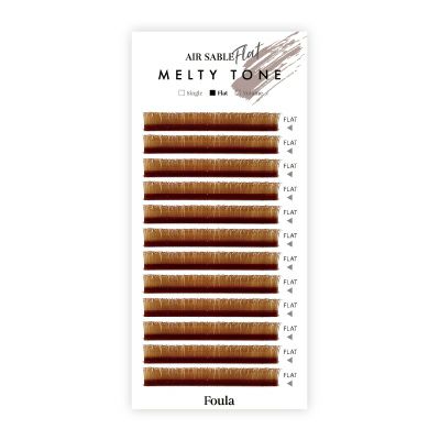 【Foula】エアーセーブル フラット キャラメルブラウン