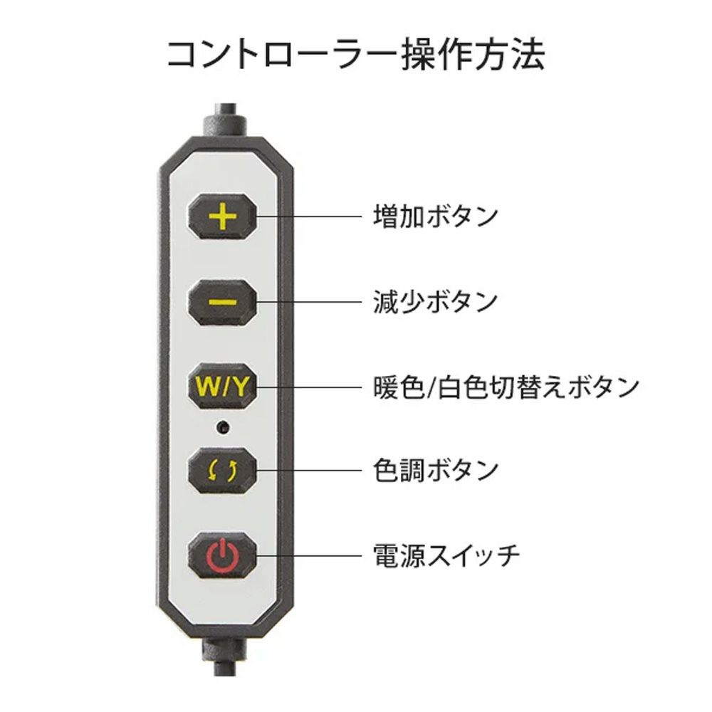 【7BEAUTY】ムーン型 LEDライト ホワイト