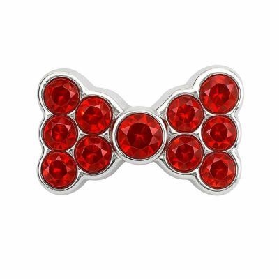 【耳つぼ】パーツストーンリボン 5個セット