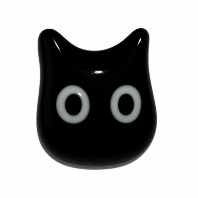 【耳つぼ】パーツ黒猫 5個セット