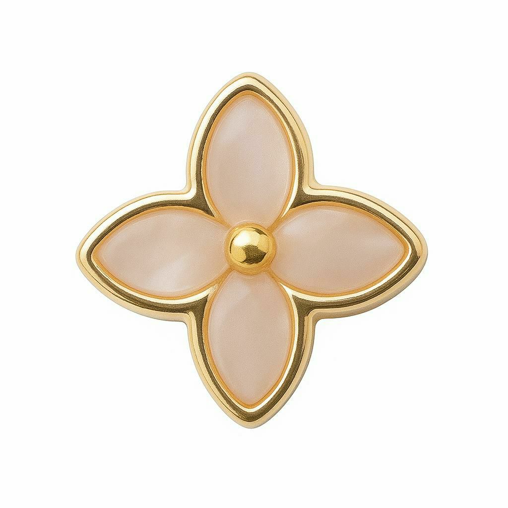 【耳つぼ】パーツ花 Bタイプ 5個セット