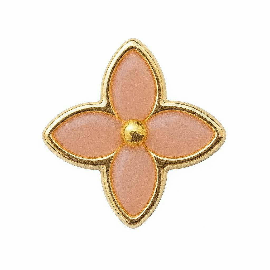 【耳つぼ】パーツ花 Bタイプ 5個セット