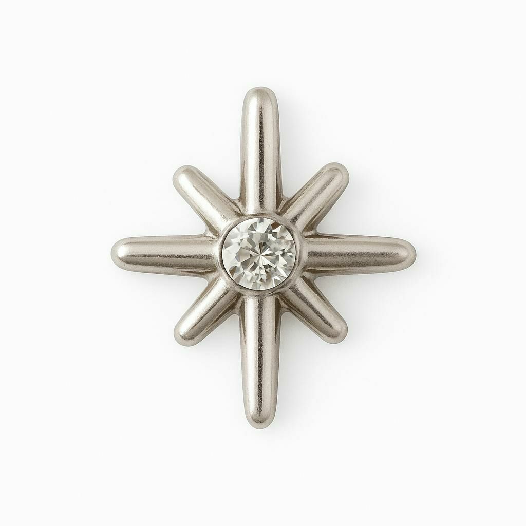 【耳つぼ】パーツクリスタル Bタイプ 5個セット