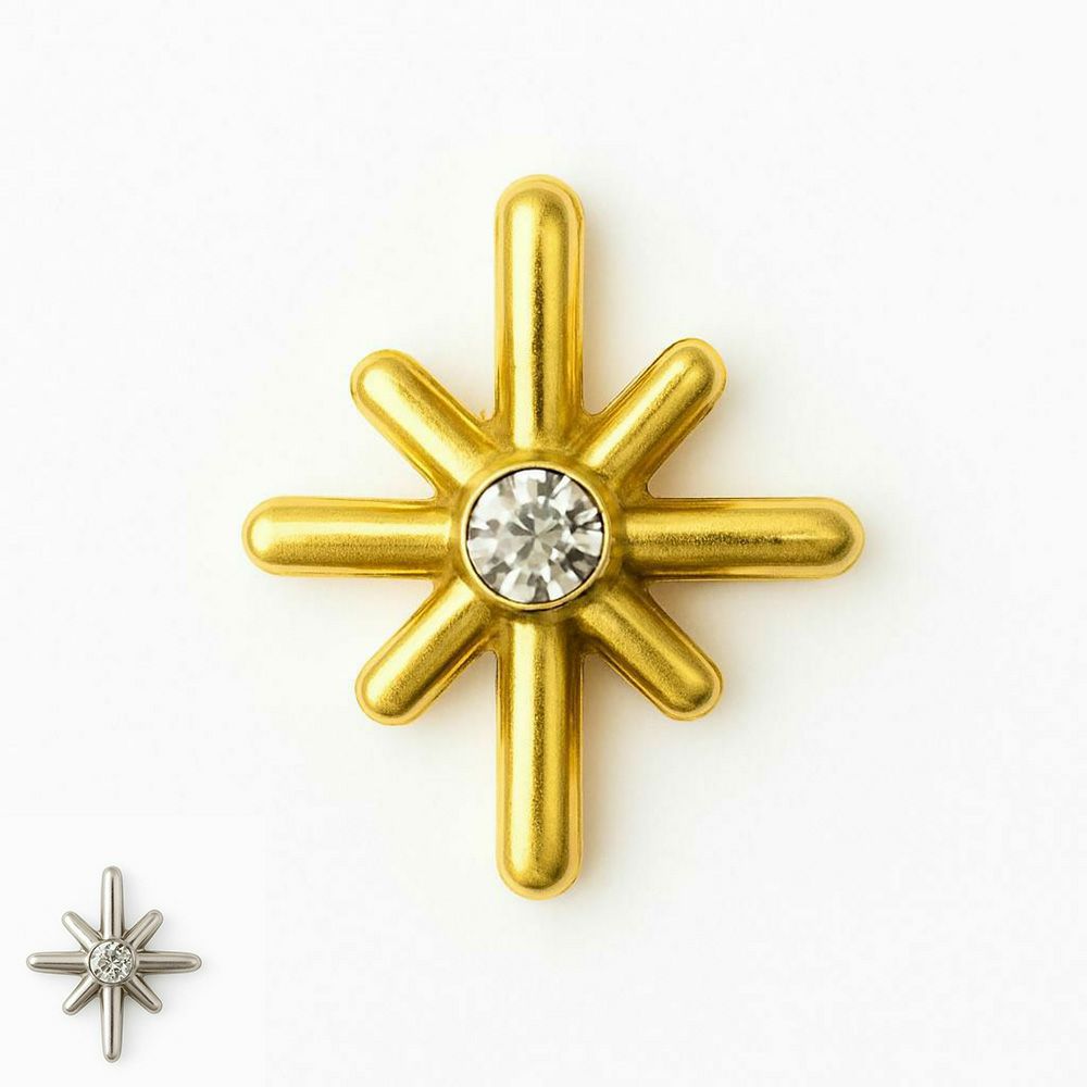 【耳つぼ】パーツクリスタル Bタイプ 5個セット