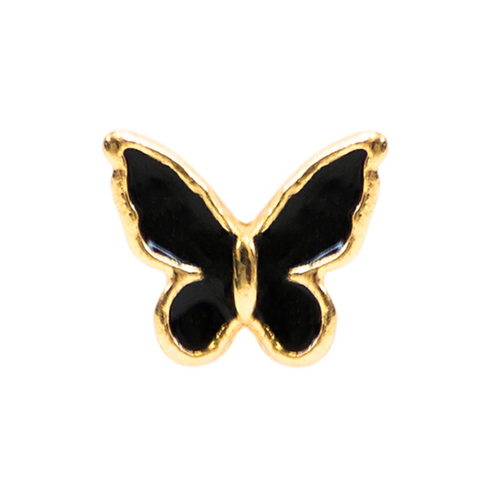 【耳つぼ】パーツ蝶 5個セット